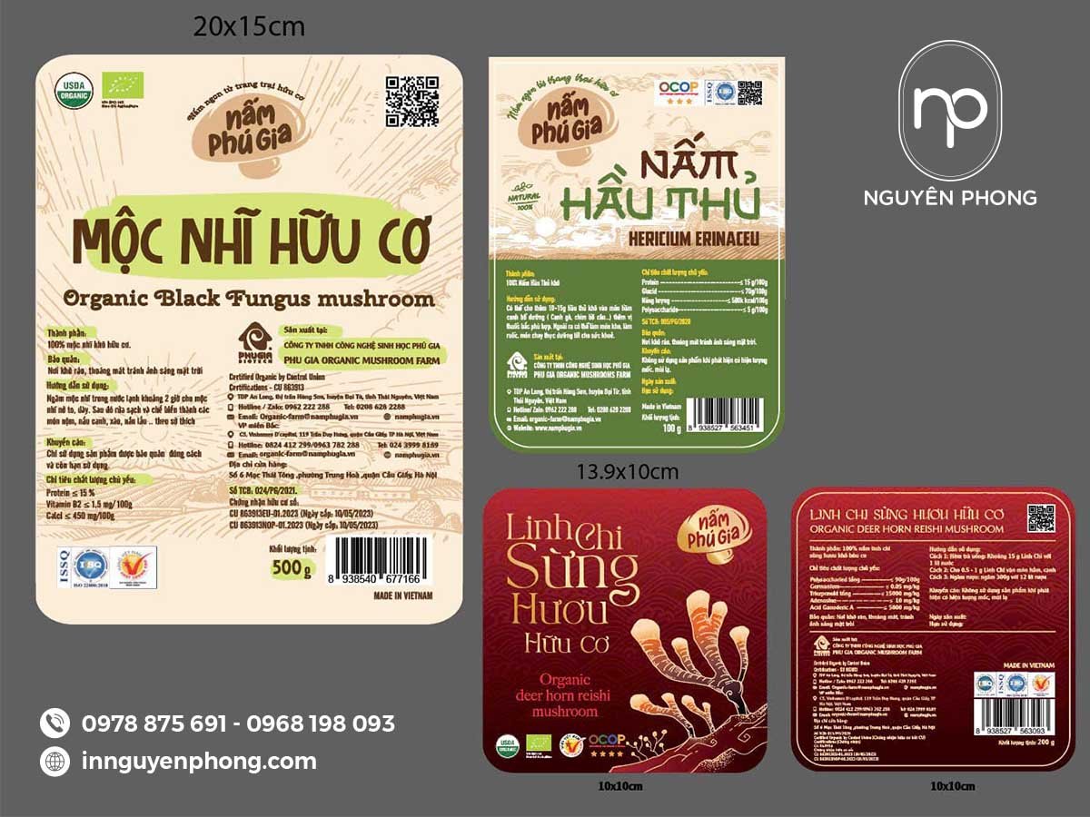 In Nhãn Mác Chai Lọ 20